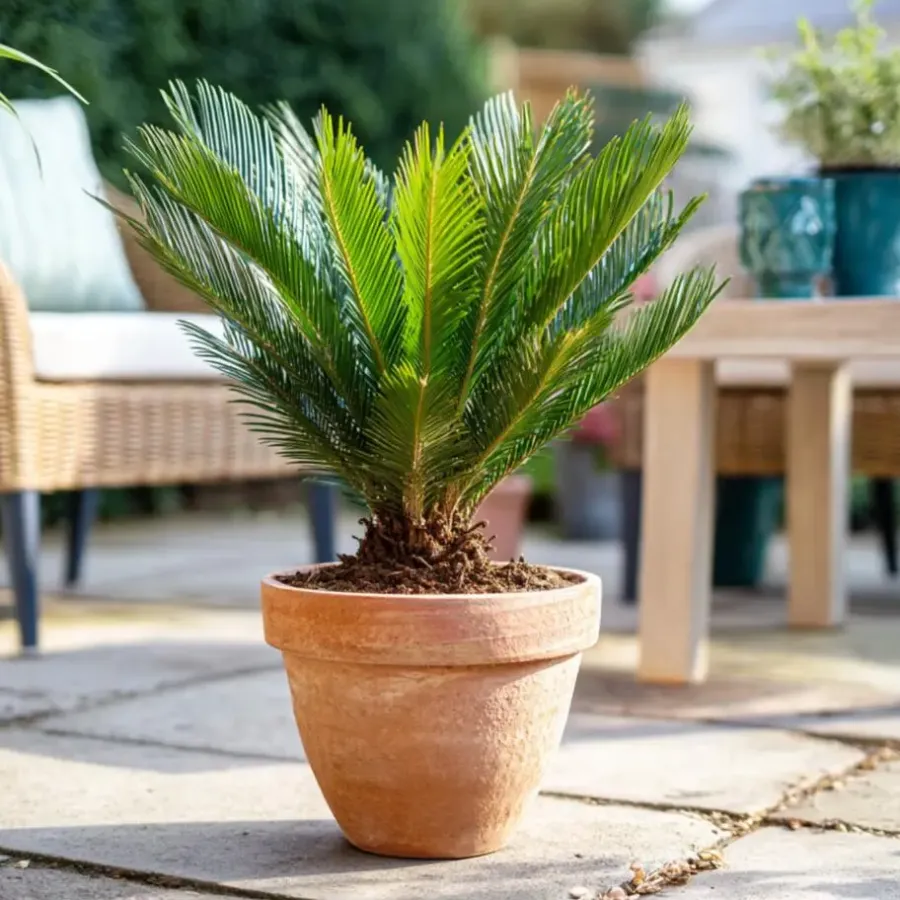 Plant in a Box Vredespalm - Cycas revoluta - Hoogte 45-60cm - ⌀15cm
