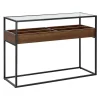 Beliani WACO - Consoletafel - Zwart - Metaal