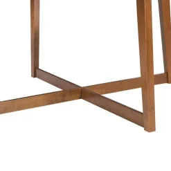 Ronde Eettafels-Leen Bakker WAIPORI - Eettafel - Donkere houtkleur - 140 cm - MDF