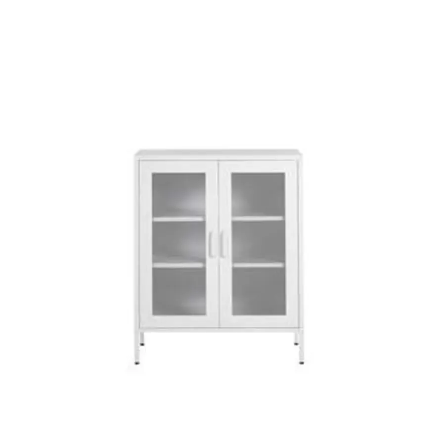 Beliani WAKATIPU - Sideboard - Wit - Staal