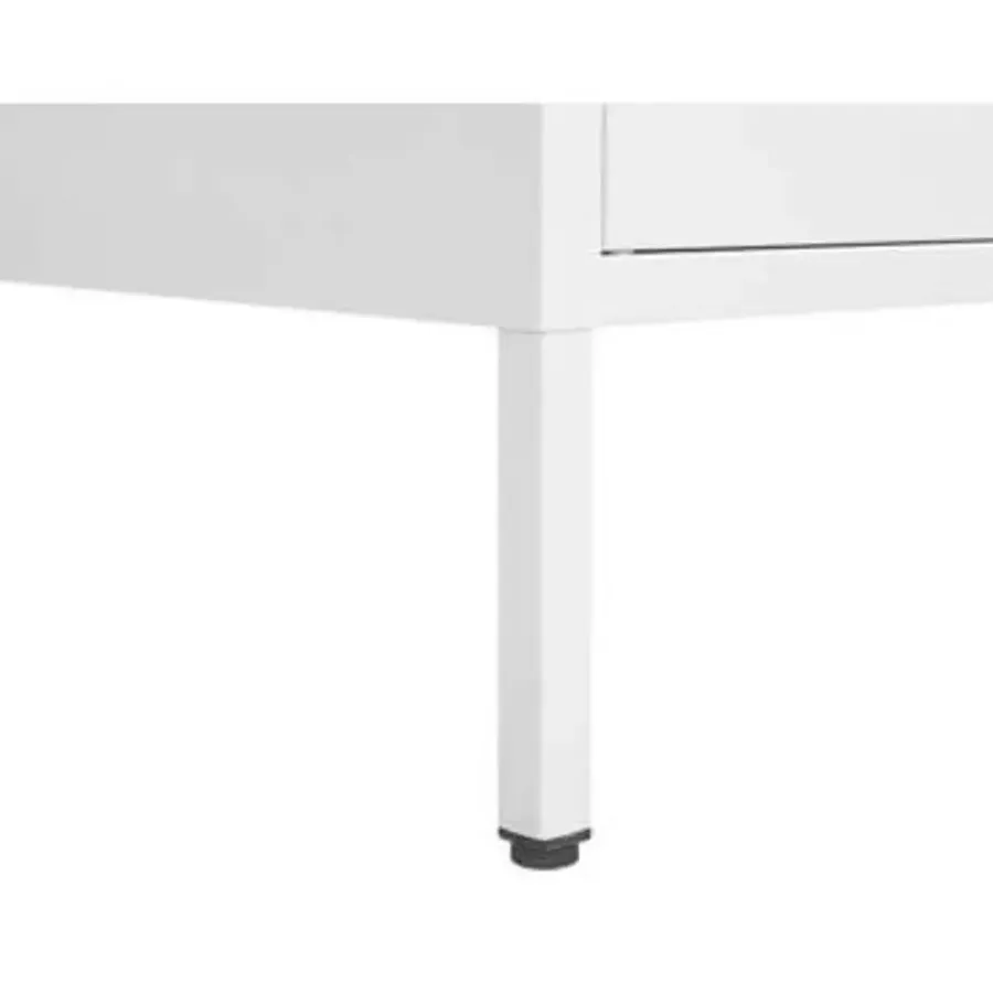 Beliani WAKATIPU - Sideboard - Wit - Staal