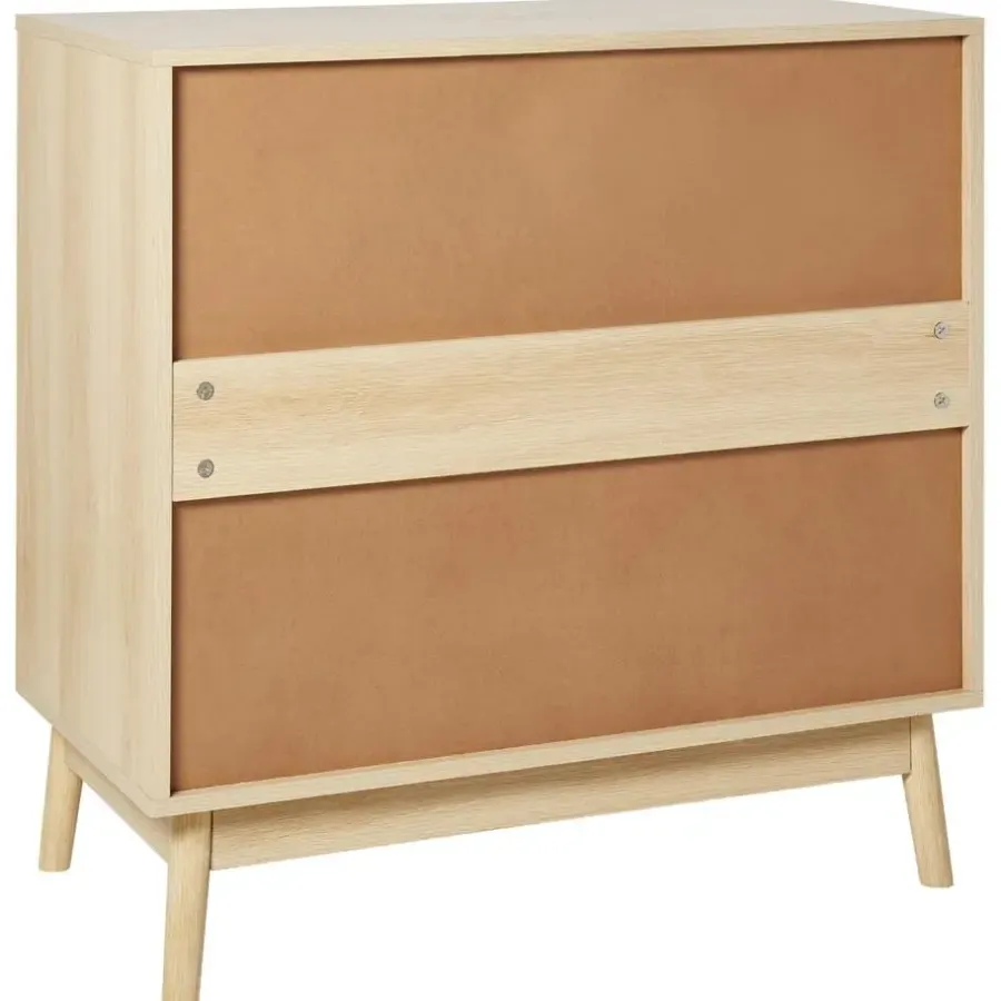 Ladekasten|Ladekasten-Leen Bakker WALES - Ladekast 3 lades - Lichte houtkleur - MDF