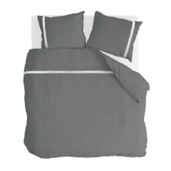Walra - Dekbedovertrek Timeless Chic - 200x220 cm - Antraciet