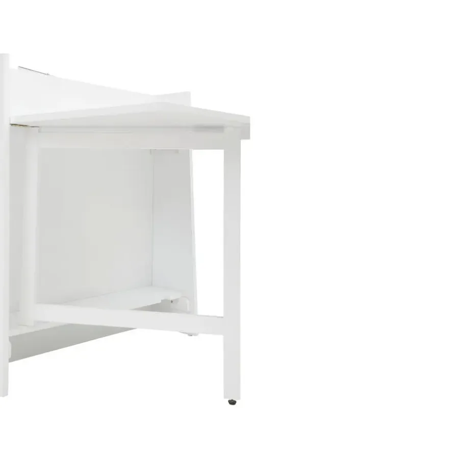 Loft24 Walter - Eettafel 84x80 cm 3-persoons in wit MDF