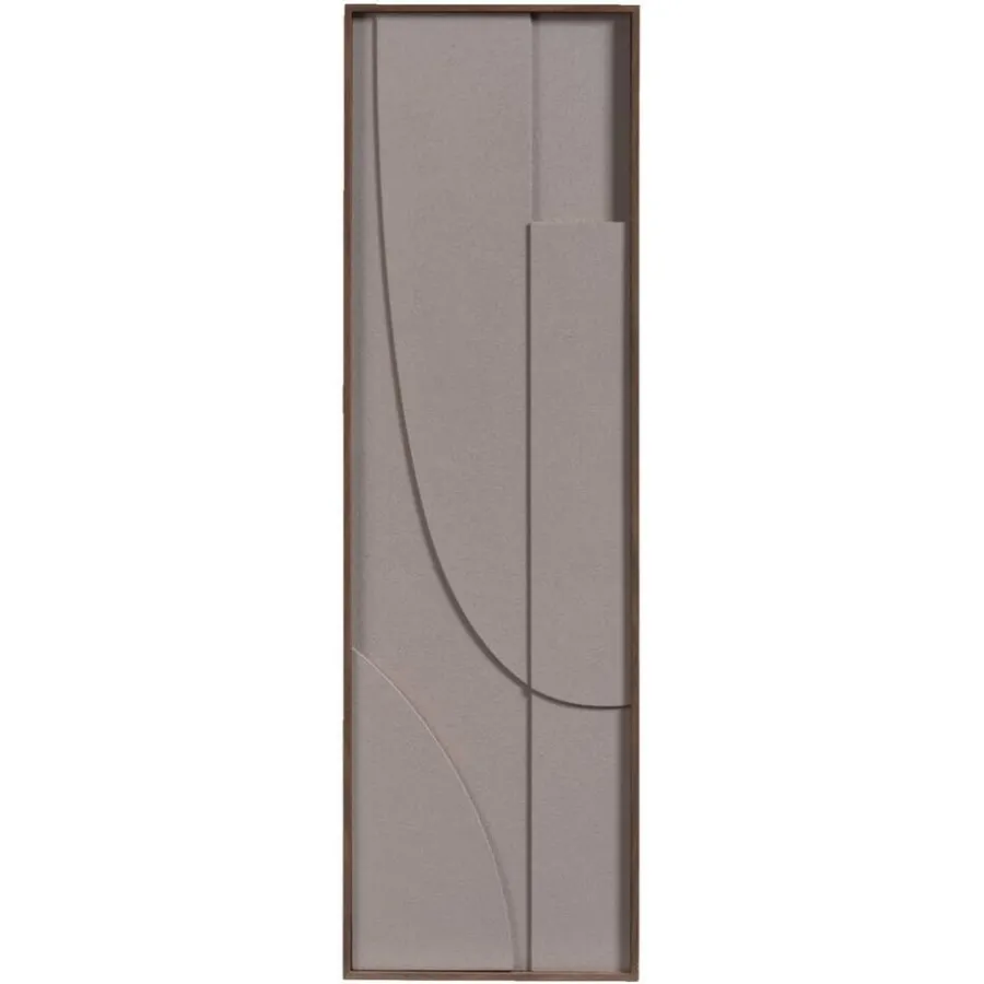 Schilderijen-Leen Bakker Wanddecoratie Abstract - beige - MDF - 115x35 cm