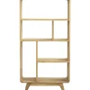 Boekenkasten|Boekenkasten-Leen Bakker Wandkast Bulan - naturel - 80x33x150 cm