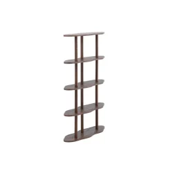 Fjôrd Wandkast Donkerbruin - 105x30x140cm - Moln