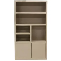 Wandkasten-Giga Meubel Wandkast Hardhout Beige - 120x45x220cm - Xander