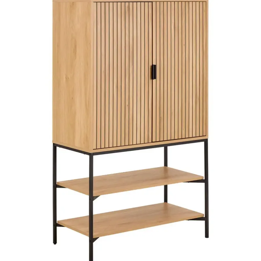 Giga Living Wandkast Naturel Eikenlook - 80x40x140cm - Juna
