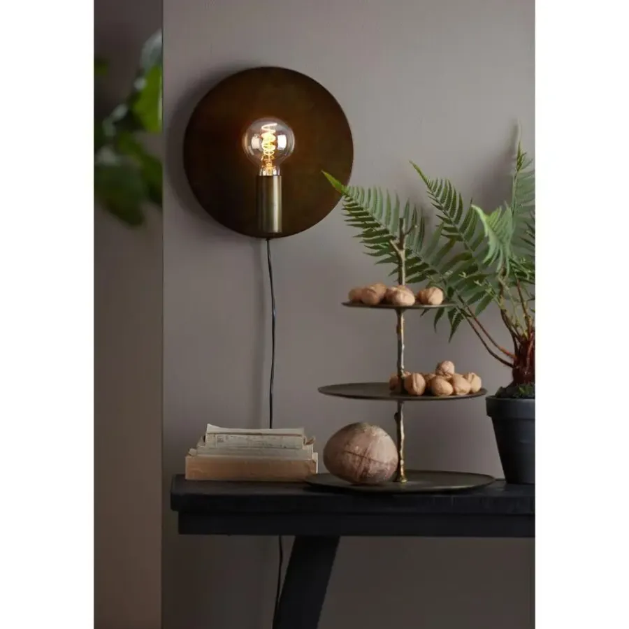 Light & Living Wandlamp Disc - Goud - Ø30cm