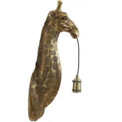 Light & Living Wandlamp Giraffe - Antiek Brons - 20.5x19x61cm