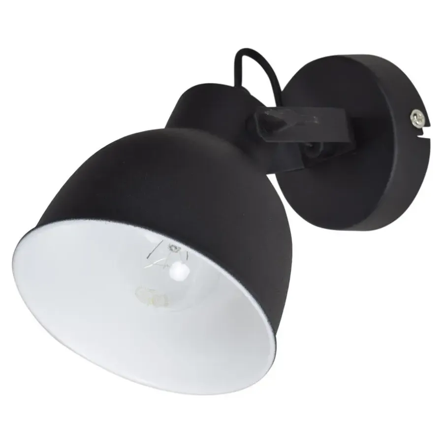 Wandlampen-Urban Interiors Wandlamp Industrial Large Ø14cm Vintage black