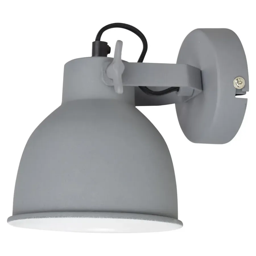 Wandlampen-Urban Interiors Wandlamp Industrial Large Ø14cm Vintage grey