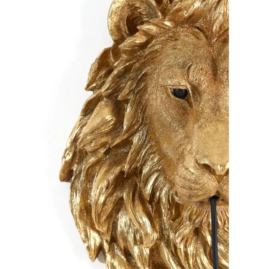 Light & Living Wandlamp Lion - Brons - 33.5x19x40.5cm
