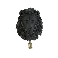 Light & Living Wandlamp Lion - Zwart - 33.5x19x40.5cm