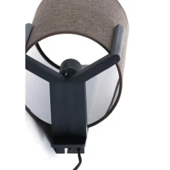 Light & Living Wandlamp Litto - Mat zwart - 22x18x36cm