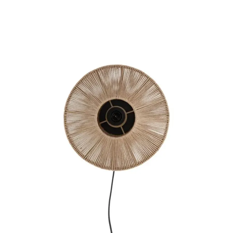 Light & Living Wandlamp Lyra - Bruin - Ø31cm