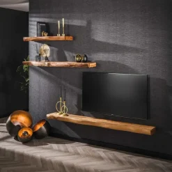 Wandplanken-Giga Living Wandplank Acaciahout 200cm - 200x25x8cm - Plank Tree