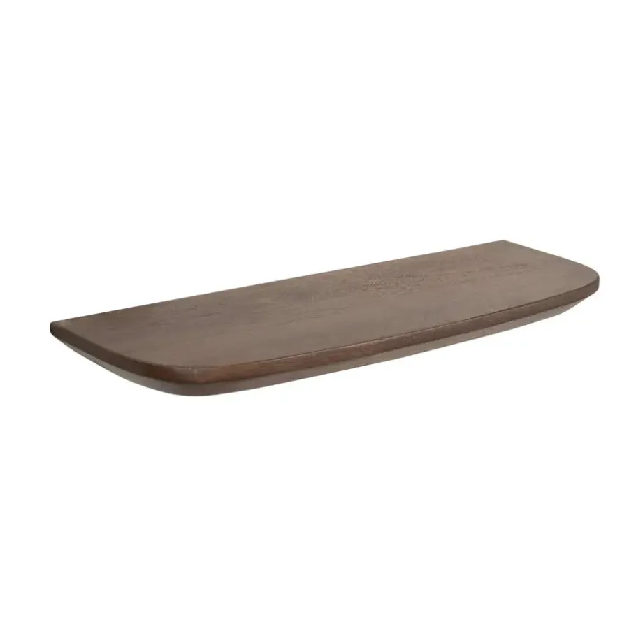 StarFurn Wandplank Bruin Hout - Set van 3 - 60x20x15cm - Gusta