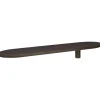 Leen Bakker Wandplank Daan - donkerbruin essenhout - 80x18 cm