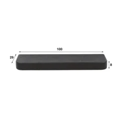Wandplanken-Giga Living Wandplank Grijs Metaal - 100x29x8cm - Metallic