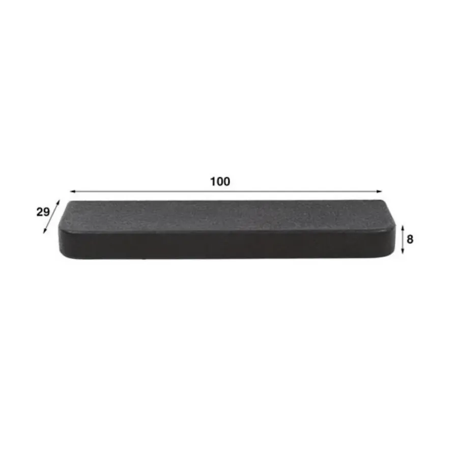 Wandplanken-Giga Living Wandplank Grijs Metaal - 100x29x8cm - Metallic