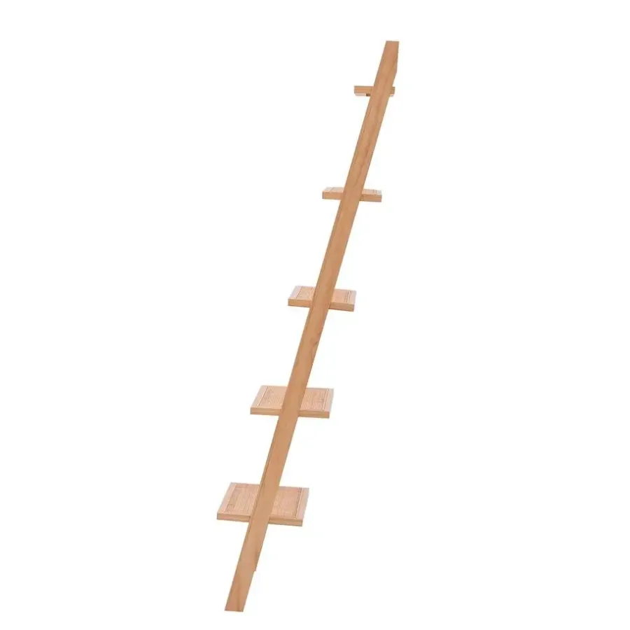 Nordlys Wandplank Ladder van Massief Natuurlijk Hout