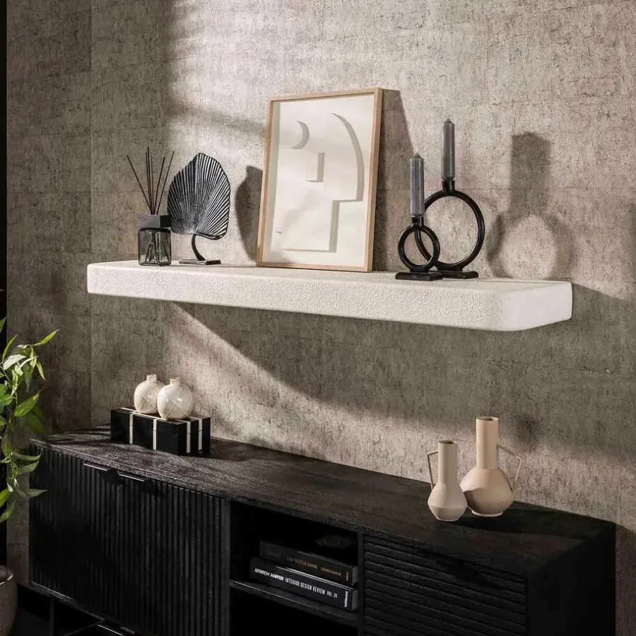 Emob Wandplank Solero 150 cm-marmer composiet