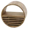Wandrekken-Emob Wandplank Wes ø40cm x25cm-zandkleurig mangohout