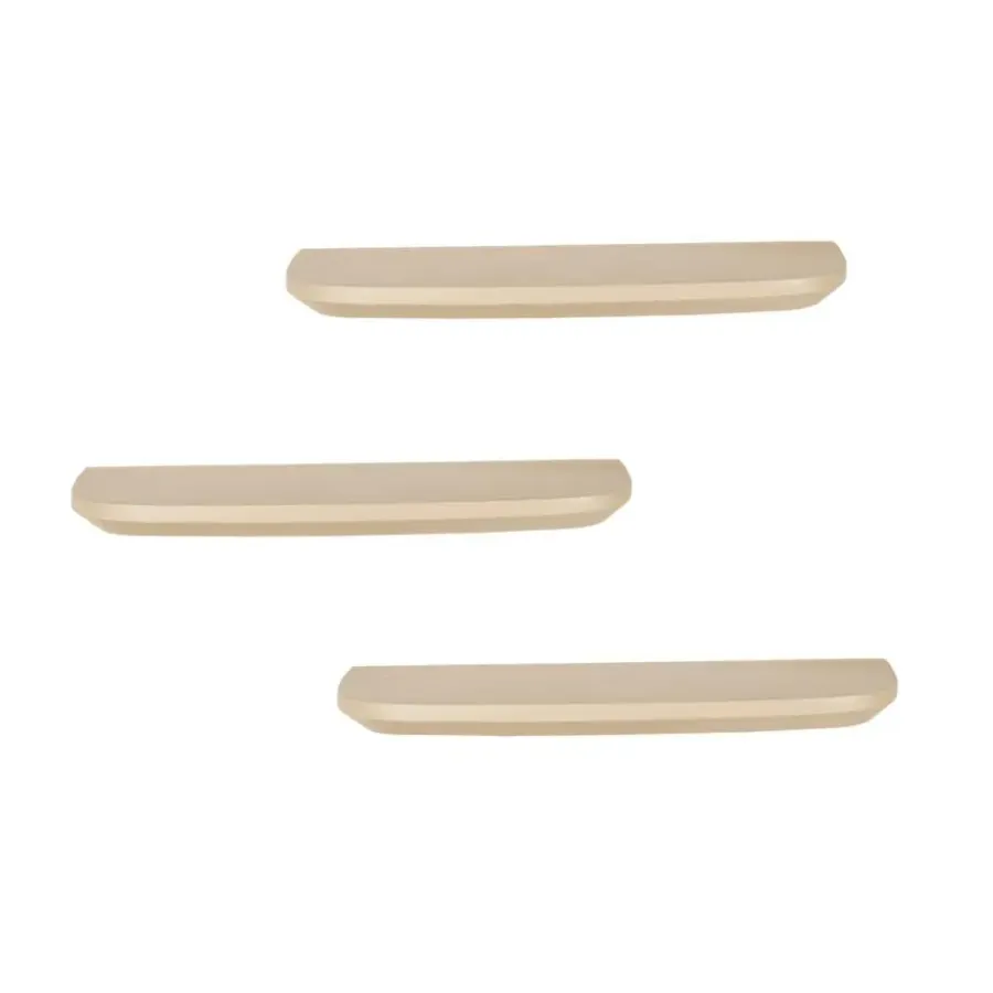 Wandplanken-StarFurn Wandplank Zand - Set van 3 - 60x20x15cm - Gusta