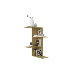 Leen Bakker Wandrek Jena - eikenkleur - 77,5x45x45 cm