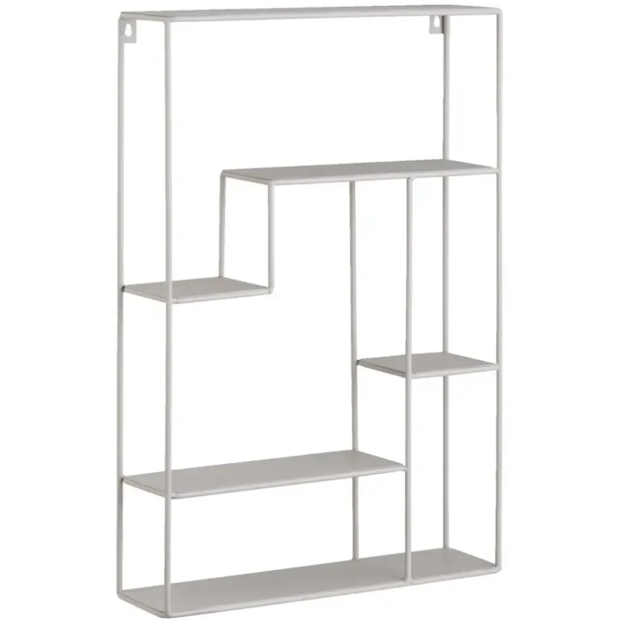 Wandrekken-Leen Bakker Wandrek Londen taupe metaal 55x35,8x10 cm