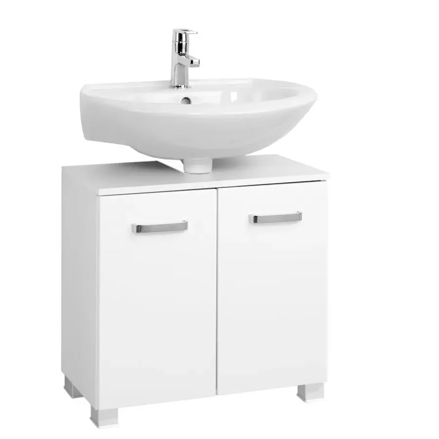 Badmeubelsets-Held Wastafelonderkast Bobbi 60cm 2 deuren - wit