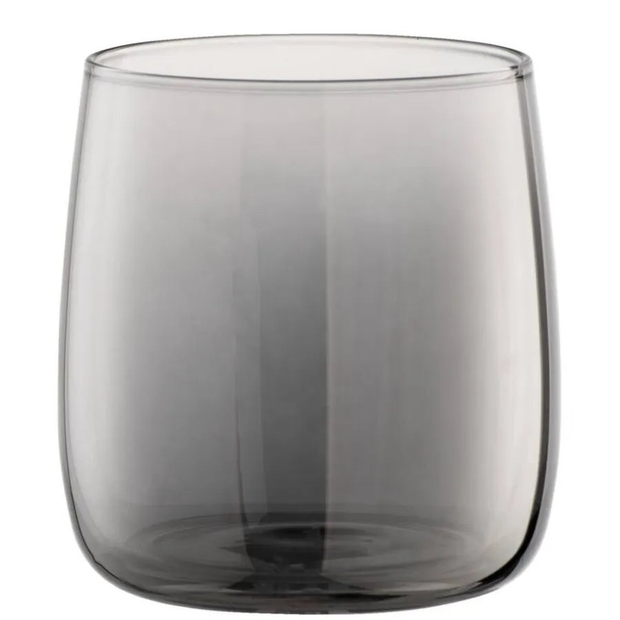 Leen Bakker Waterglas Ivy - grijs - 340 ml