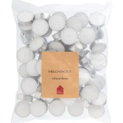 Kaarsen-Leen Bakker Waxinelichtjes - 75 stuks