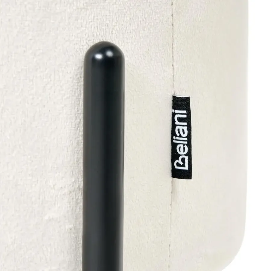 Leen Bakker WENONA - Opbergpoef - Off-white - Fluweel