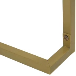 Beliani WESTPORT - Kaptafel - Wit - Metaal