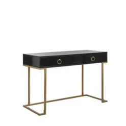 Kaptafels-Beliani WESTPORT - Kaptafel - Zwart - Metaal