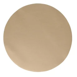 Wicotex Placemats Uni - taupe - rond 38 cm - Teflon coating