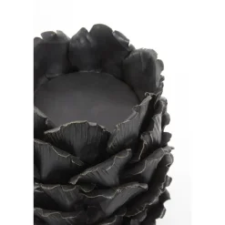 Light & Living Windlicht Tapanui - Zwart Hout - Ø14cm