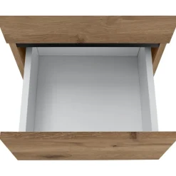 Hoge Kasten-Loft24 Wisla - Badkamerkast met 1 lade en 2 deuren in eikenoptik