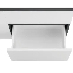 Loft24 Wisla - Badmeubel 80 cm 1-lade, 1 klep, 1 deur wit/grijs