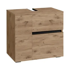 Loft24 Wisla - Wastafelonderkast met 1 deur / 1 lade / 1 klep in eikenoptik