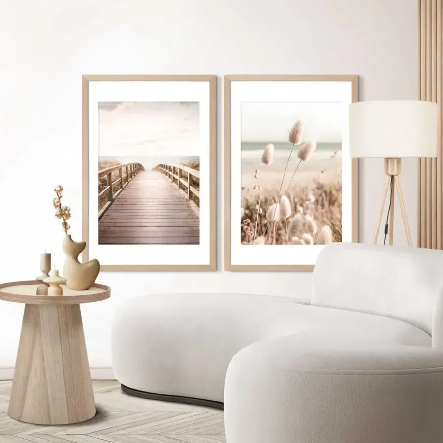 Fotolijsten-Reinders Wissellijst hout Poster 61x91,5 of 50x70 Beuken - 61 x 91,5