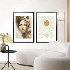 Fotolijsten-Reinders Wissellijst hout Poster 61x91,5 of 50x70 Zwart - 61 x 91,5