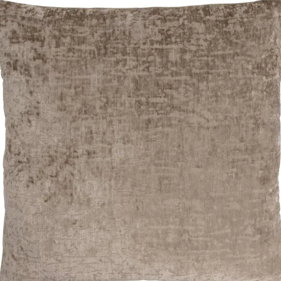 Leen Bakker Woonkussen Runa - taupe - 60x60 cm