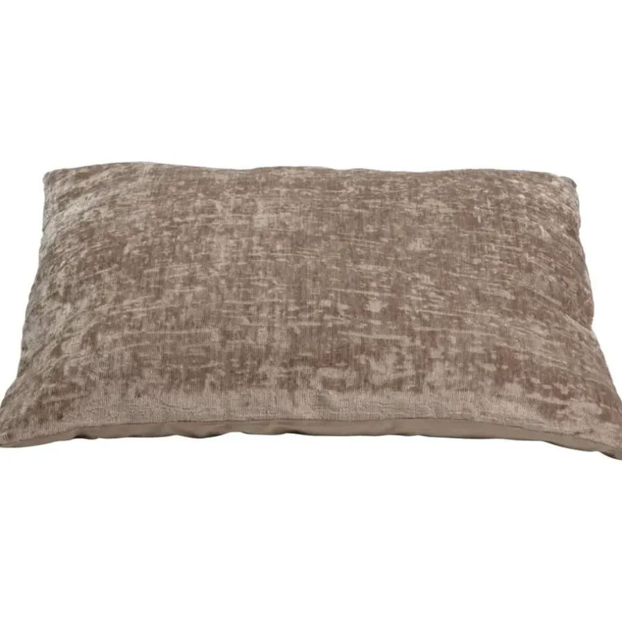 Leen Bakker Woonkussen Runa - taupe - 60x60 cm