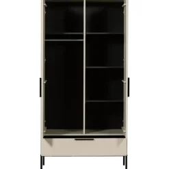 WOOOD Adam 2-deurs kast - Grenen - Dust - 200x100x53 cm