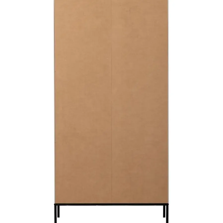WOOOD Adam 2-deurs kast - Grenen - Dust - 200x100x53 cm