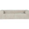 3,5 En 4-Zits Banken-WOOOD Bean 3,5-Zits Bank - Ribstof - Naturel - 73x242x96
